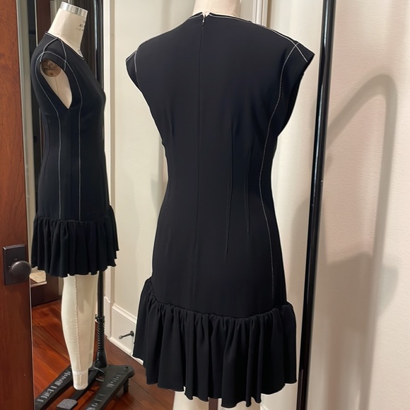 Derek Lam 10 Crosby Black Sheath Dress Size 2 - Picture 2 of 9
